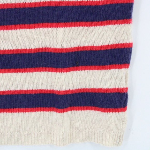 Mo:vint Pencil Skirt Womens Beige Striped Knit Stretch Small S New With Tags - Picture 4 of 9